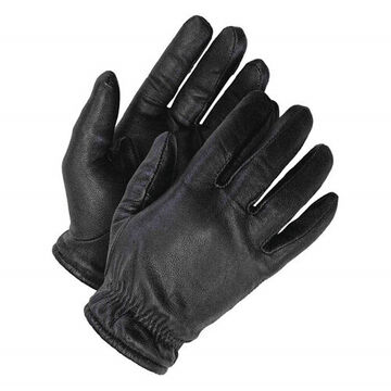 Driver Gloves, Grain Goatskin Palm, Black, Left And Right Hand, Goatskin