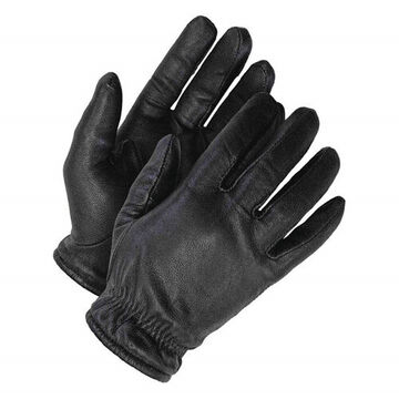 Gants de conducteur, Paume en cuir de chèvre grainé, Noir, Main gauche et droite, Cuir de chèvre