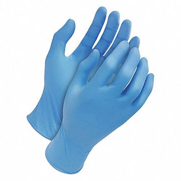 Food Grade Disposable Gloves, Blue, Nitrile