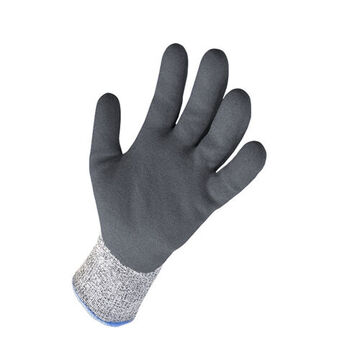 Coated Gloves, 2X-Small, Gray, HPPE