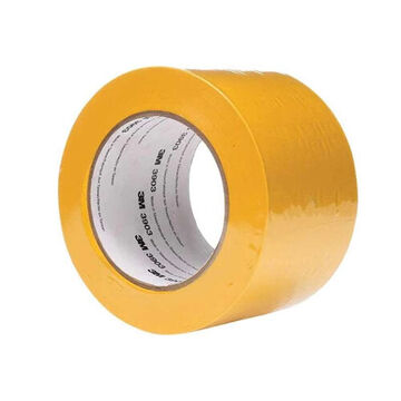 Duct Tape, 50 yd lg, 2 in wd, 6.5 mil Thk, Yellow