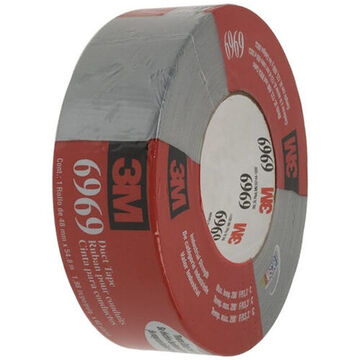 Extra Heavy-duty Duct Tape, 60 Yd Lg, 2 In Wd, 10 Mil Thk, Sliver