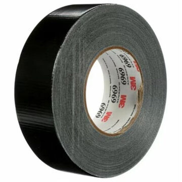 Extra Heavy-Duty Duct Tape, 60 yd lg, 48 mm wd, 10 mil Thk, Black