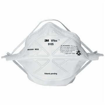 Respirator Particulate Disposable, Standard, N95, 95% Efficiency