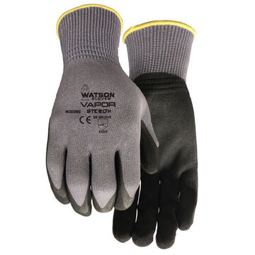 Stealth Vapour Coated Gloves, Gray/black