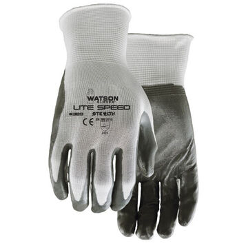 Lite Speed Coated Gloves, Left And Right Hand, Nitrile