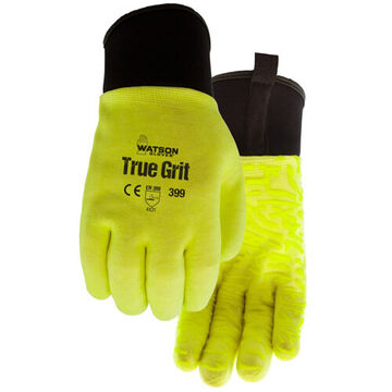 True Grit Coated Gloves, Yellow, Pvc
