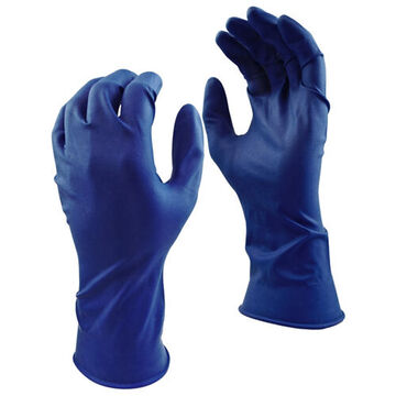 Gants jetables, bleu, latex