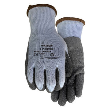 Gloves Stealth Hybrid Coated, Black, Latex Coating, Seamless Knit