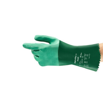 Gloves, Green, Left And Right Hand, Neoprene