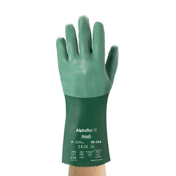 Gloves, Green, Left And Right Hand, Neoprene