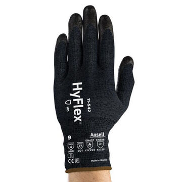 Medium-duty Gloves, Nitrile Palm, Black, Left And Right Hand