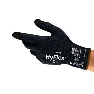 Medium-duty Gloves, Nitrile Palm, Black, Left And Right Hand