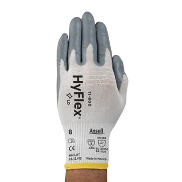 Gloves Light-duty, Multi-purpose, Foam Nitrile Palm, White, Left And Right Hand