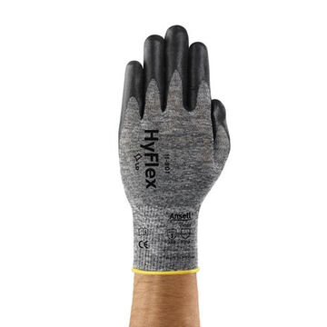 Gloves Light-duty, Multi-purpose, Foam Nitrile Palm, Gray, Left And Right Hand