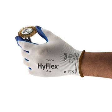 Gloves Light-duty, Nitrile Palm, Blue, White, Left And Right Hand