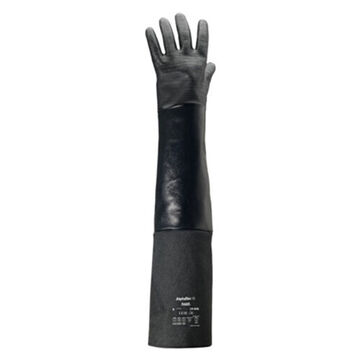 Heavy-duty Gloves, Black, Left And Right Hand, Neoprene