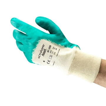 Gloves Light-duty, Nitrile Palm, Off White, Left And Right Hand