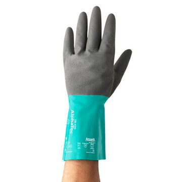Gloves, Green, Left And Right Hand, Nitrile