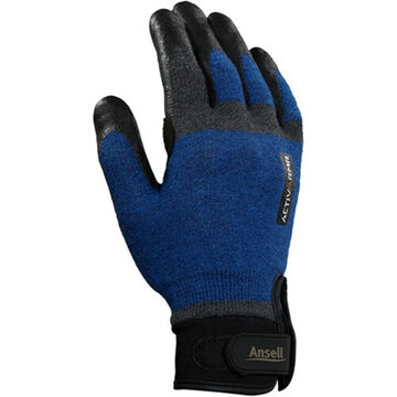 Medium-duty Gloves, Foam Nitrile Palm, Blue, Black