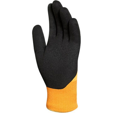 Medium-duty Gloves, Nitrile Palm, High Visibility Orange, Left And Right Hand