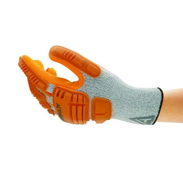 Gloves, Nitrile Palm, Orange