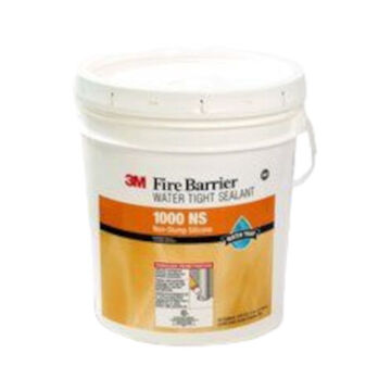 Water Tight Fire Barrier Sealant, 4.5 gal, Pail, Light Gray, Paste, Odorless