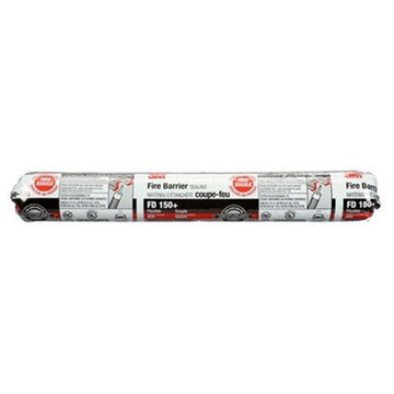 Barrière d'étanchéité coupe-feu, 20 oz, saucisse, rouge, pâte, inodore