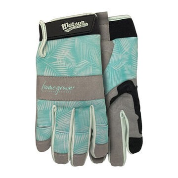 Gants Fresh Air, paume en cuir de chèvre, noir, dos de la main en spandex