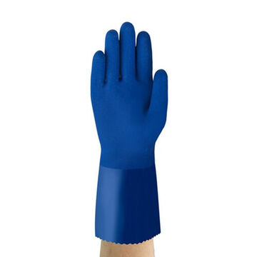 Fully Dipped Gloves, Blue, Left And Right Hand, Pvc