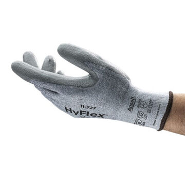 Medium-duty Gloves, Polyurethane Palm, Gray, Left And Right Hand