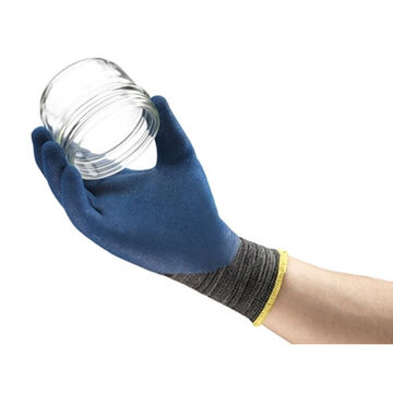 Gloves Medium-duty, Polyurethane, Nitrile Palm, Black, Left And Right Hand