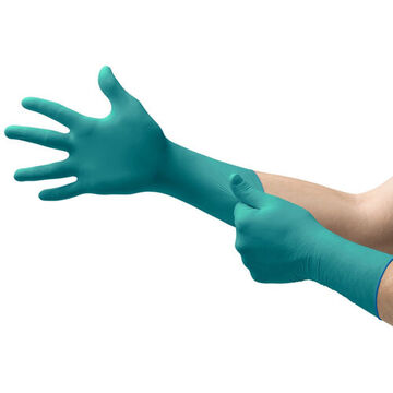 Gloves, Green, Neoprene/nitrile