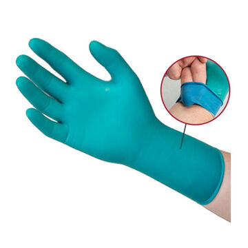 Gloves, Green, Neoprene/nitrile