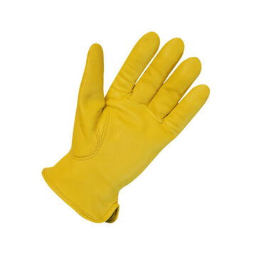 Gloves, Large, Sheepskin Palm, Yellow, Left and Right Hand
