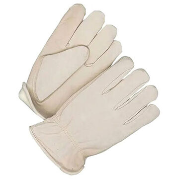 Driver Gloves, 2X-Large, Deerskin Palm, Beige, Left and Right Hand, Deerskin Back Hand