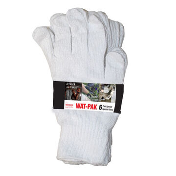 Gants White Knight, blanc, extérieur en poly/coton