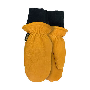 Mitts, Vend Winter Gloves, Cowhide Palm, Black/tan