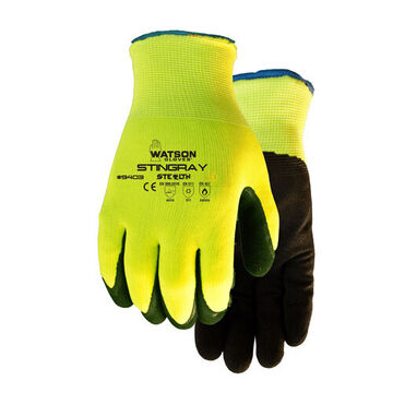 Stingray Gloves, Yellow/black, Nitrile