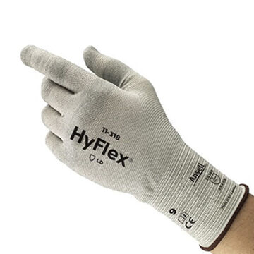 Light-duty Industrial Gloves, Gray, Left And Right Hand