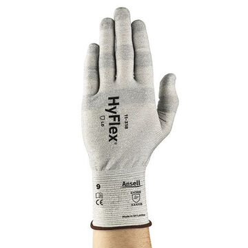 Light-duty Industrial Gloves, Gray, Left And Right Hand