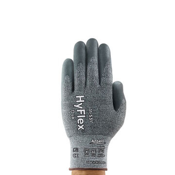 Gloves Light-duty Industrial, Foam Nitrile Palm, Anthracite, Left And Right Hand