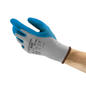 Gloves Heavy-duty, Multi-purpose, Natural Rubber Latex Palm, Gray