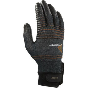 Medium-duty Industrial Gloves, Foam Nitrile Palm, Gray