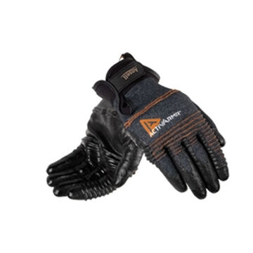 Gloves Medium-duty Industrial, Foam Nitrile Palm, Gray