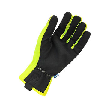 Cut Resistant Sleeve, XS, Microfiber Palm, Black, Yellow, Microfiber