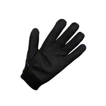 Driver Mechanics Gloves, 2x-large, Synthetic Leather Palm, Black, Left And Right Hand, Spandex Back Hand