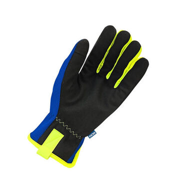 Gants de mécanicien de performance, petit, paume en microfibre, coupé et cousu, dos de la main en spandex