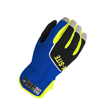 Performance Mechanics Gloves, Small, Microfiber Palm, Cut And Sewn, Spandex Back Hand