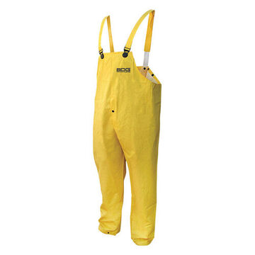 Waterproof Rain Bib Pant, Unisex, 2X-Large, Yellow, PVC/Polyester